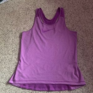 NIKE Women’s Tank-Top, Large, Purple